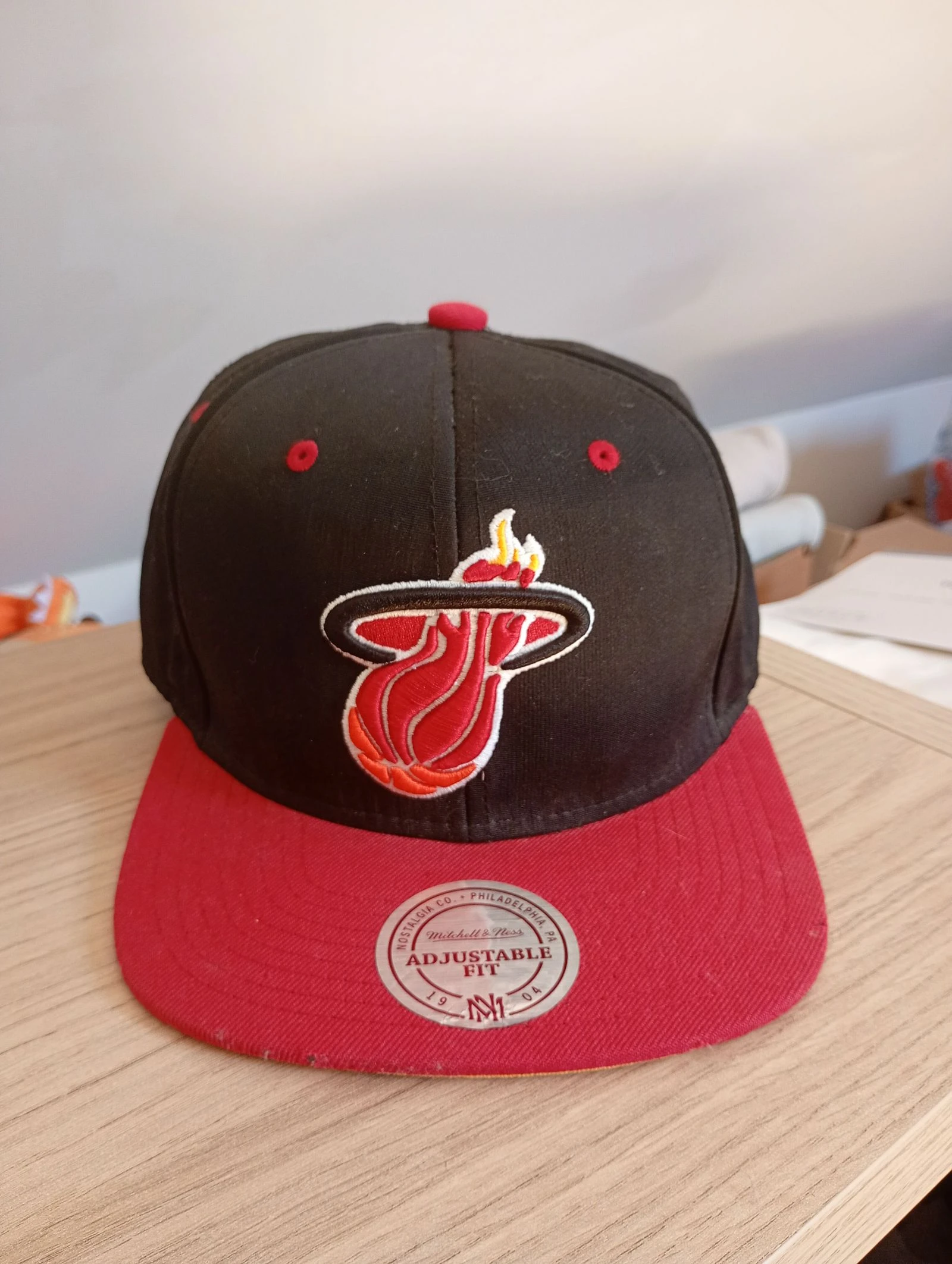 Casquette NBA vintage Miami Heat authentique réglable  – photo 6